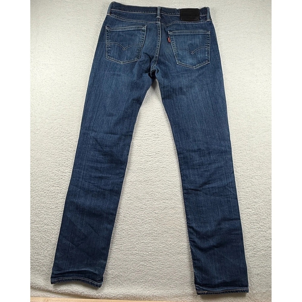 Levi's 511 Jeans Men 32x33 (tag 33x34) Blue Denim‎ Stretch Definitive Slim Fit